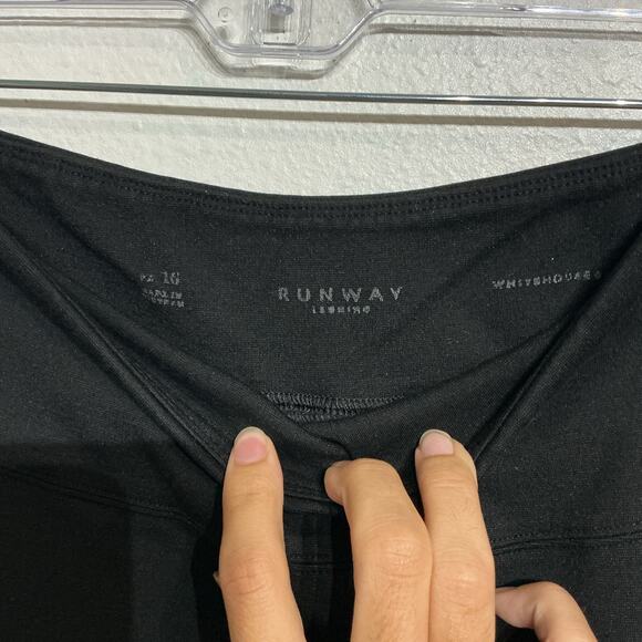 White House Black Market Gray Runway Leggings Sz 16 - Picture 5 of 12